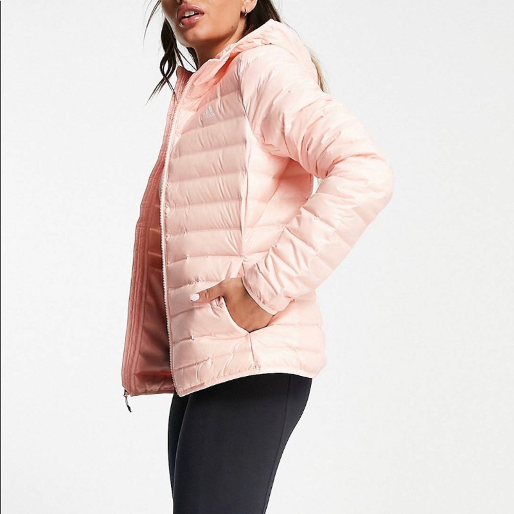 Adidas midweight jacket, in Haze coral
